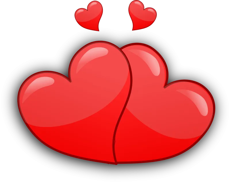 Hearts Couple Together Stickdatei – Herzen & Liebe