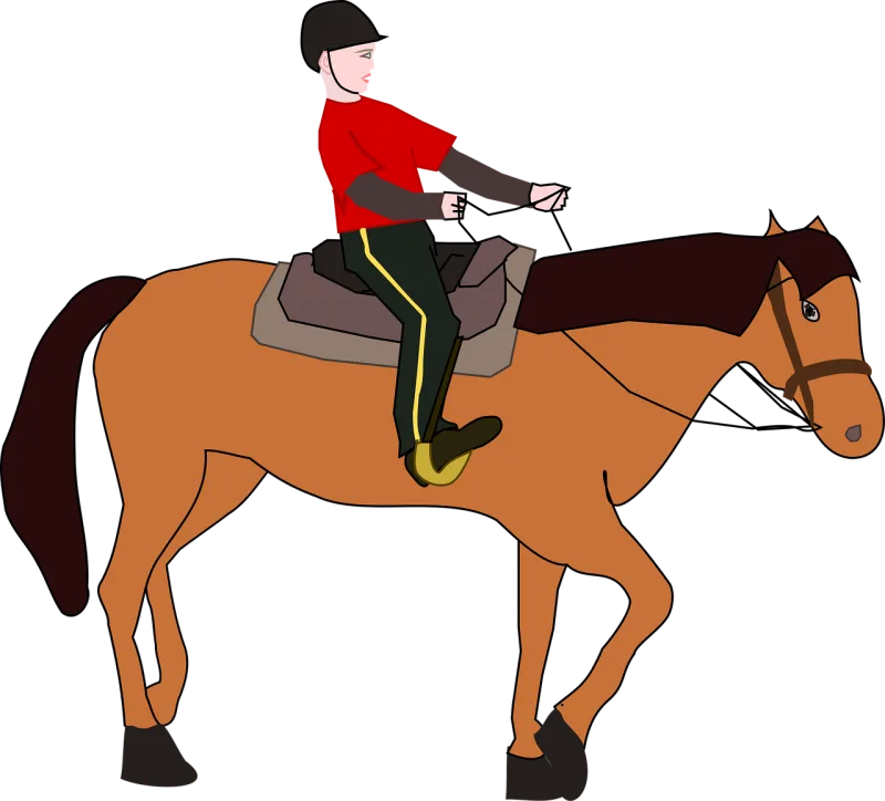 Cavalier Horseman Equestrian Stickdatei – Tiere
