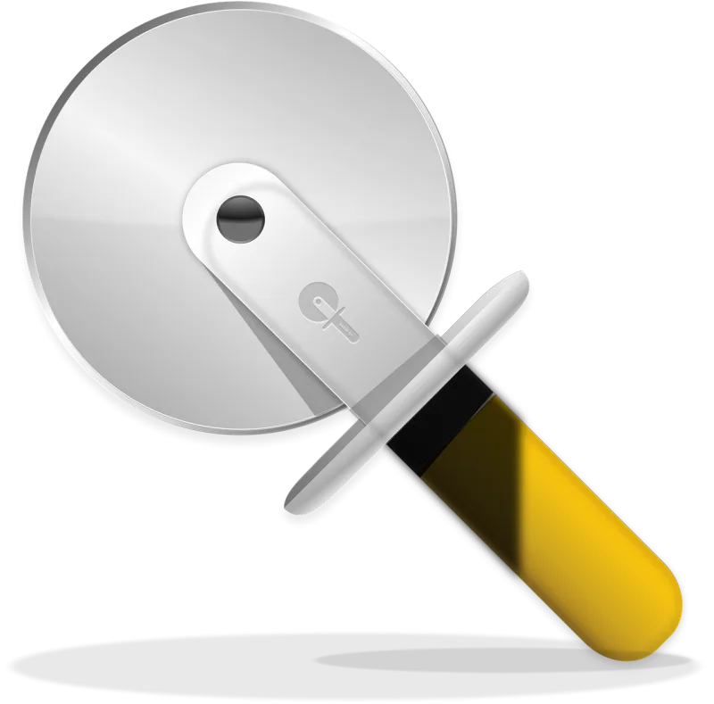 Pizza cutter Cutter Razor Stickdatei – Essen & Trinken