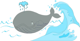 Whale Pot whale Sperm whale Stickdatei