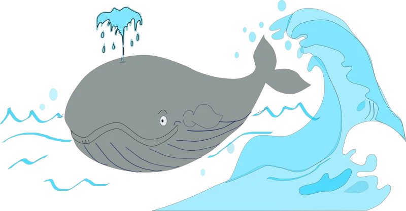 Whale Pot whale Sperm whale Stickdatei – Natur