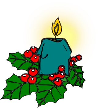 Holly Christmas Candle Stickdatei