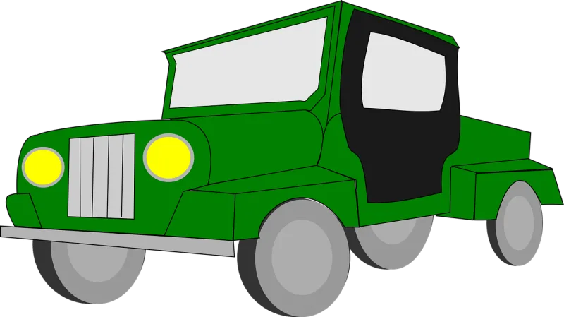 Jeep Vehicle Four-wheel drive Stickdatei – Fahrzeuge