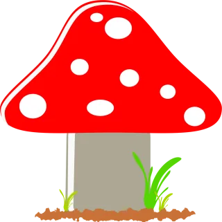 Fly agaric Mushroom Toxic Stickdatei