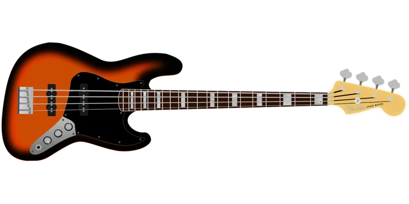 Bass guitar Electric guitar Axe Stickdatei – Musik