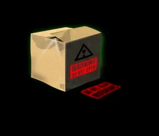 Cardboard box Mysterious Box Stickdatei