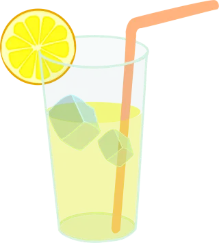 Lemonade Glass Ice Stickdatei