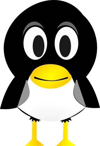 Penguin Bird Linux Stickdatei