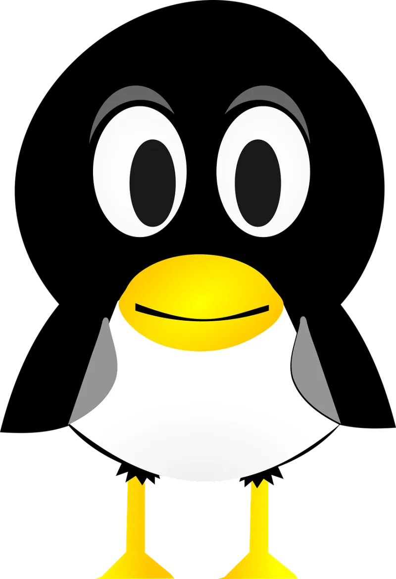 Penguin Bird Linux Stickdatei – Tiere