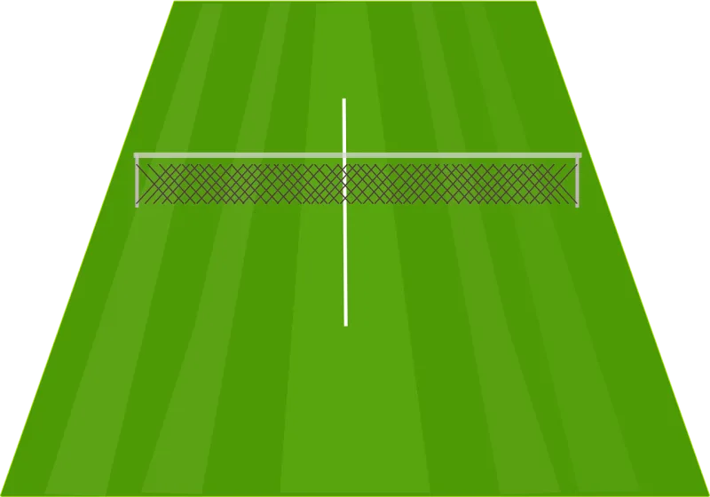 Tennis court Nature Tennis Stickdatei – Sport
