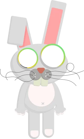 Rabbit Bunny Easter Stickdatei