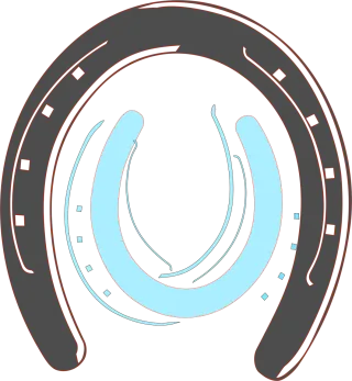 Horseshoe Nature Horse shoe Stickdatei
