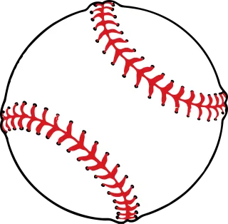 Baseball Ball Softball Stickdatei