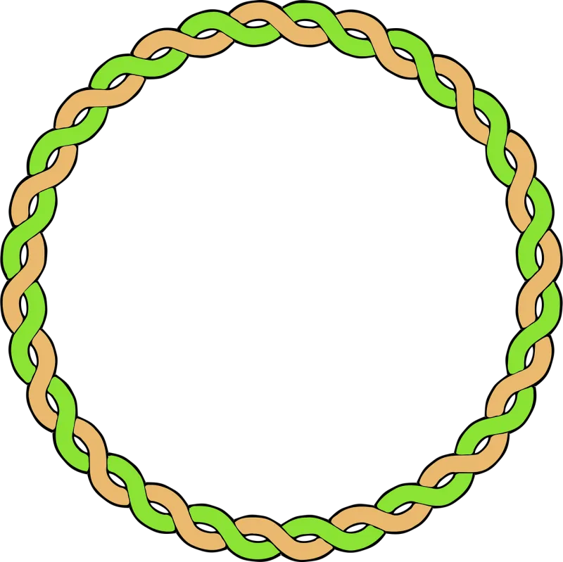 Braid Plait Border Stickdatei – Weihnachten