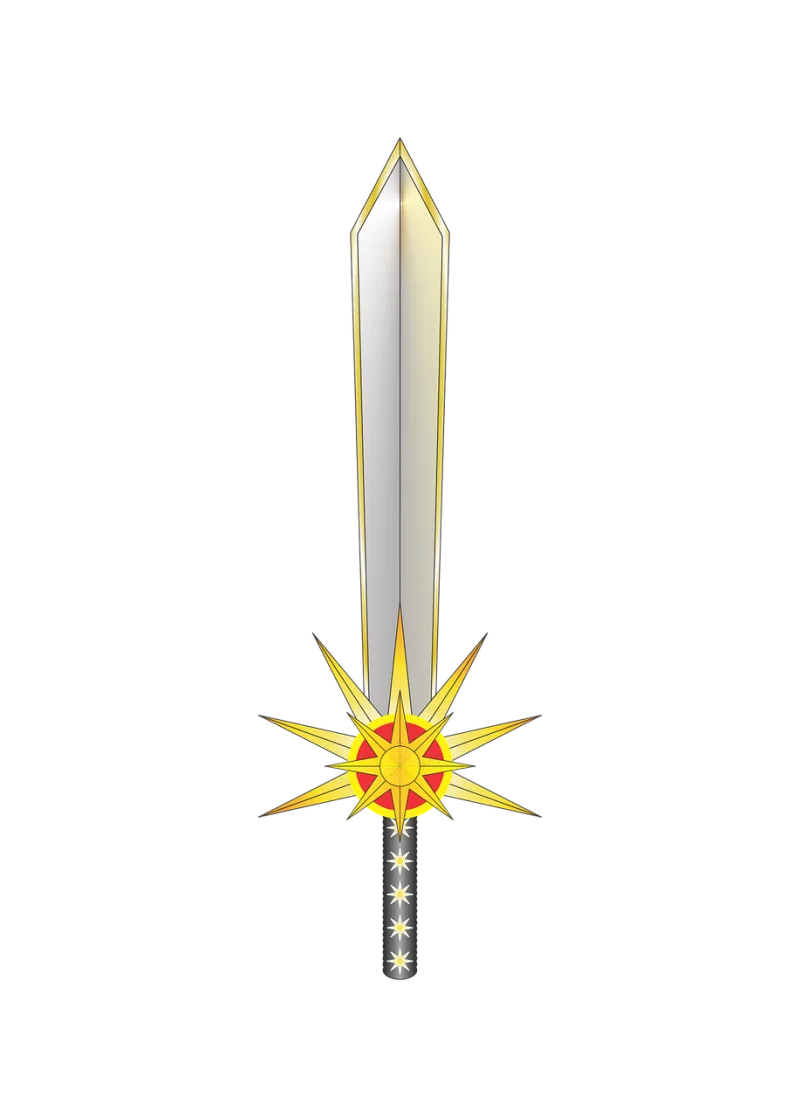 Sword Sun Blade Stickdatei – Natur