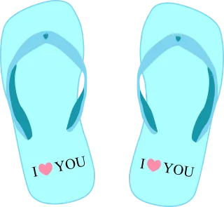 Bathing shoe Thongs Slippers Stickdatei