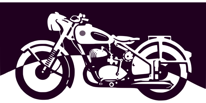 Motorbike Motorcycle Bike Stickdatei – Fahrzeuge