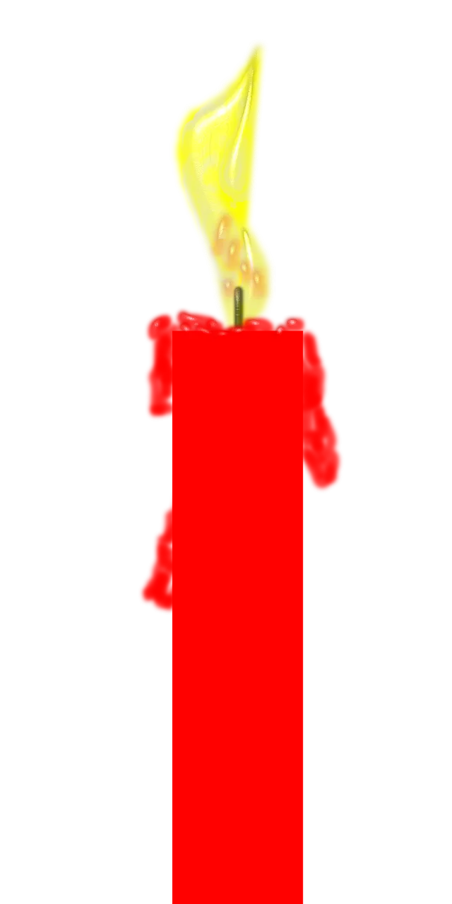 Candle Flame Wax Stickdatei – Weihnachten