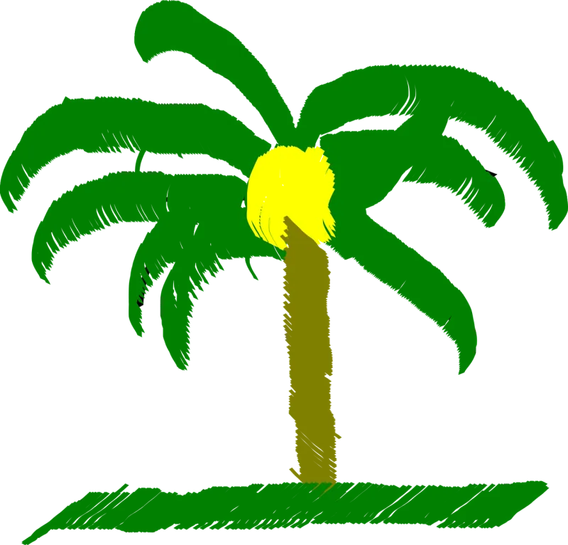 Palm tree Palm Nature Stickdatei – Natur