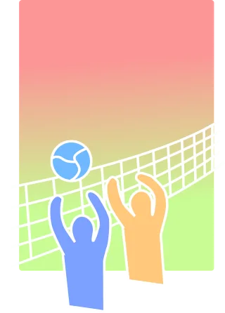 Volleyball Beach volley Sport Stickdatei