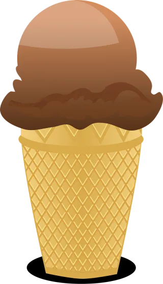 Cone Ice cream Waffle Stickdatei