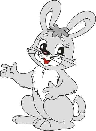 Bunny Hare Rabbit Stickdatei