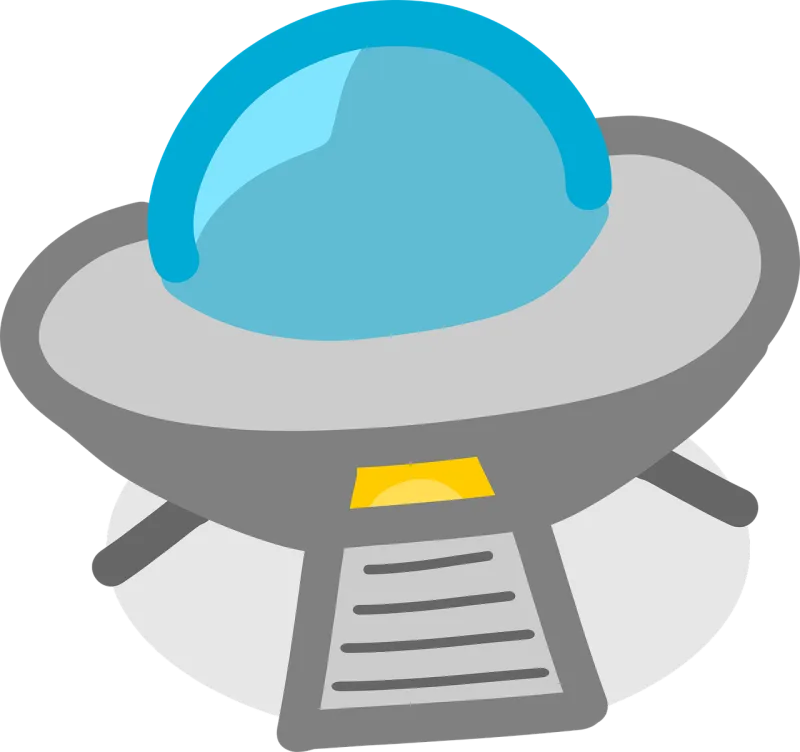 Ufo Flying saucer Cosmic Stickdatei – Fahrzeuge