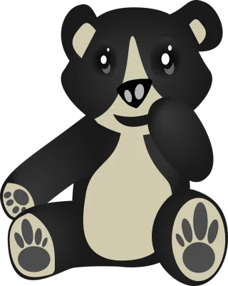 Baby bear Teddy bear Bear Stickdatei
