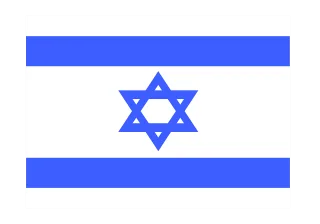 Israel Flag Country Stickdatei – Natur