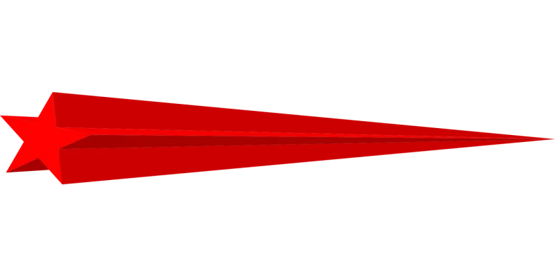Shooting star Meteor Red Stickdatei – Weihnachten