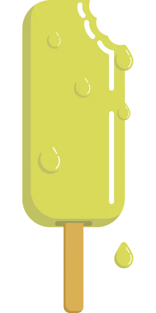 Popsicle Melting Ice cream Stickdatei