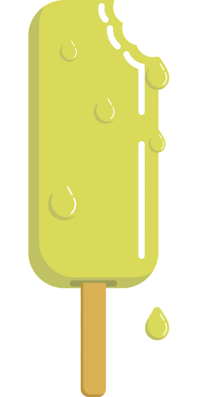 Popsicle Melting Ice cream Stickdatei – Kinder