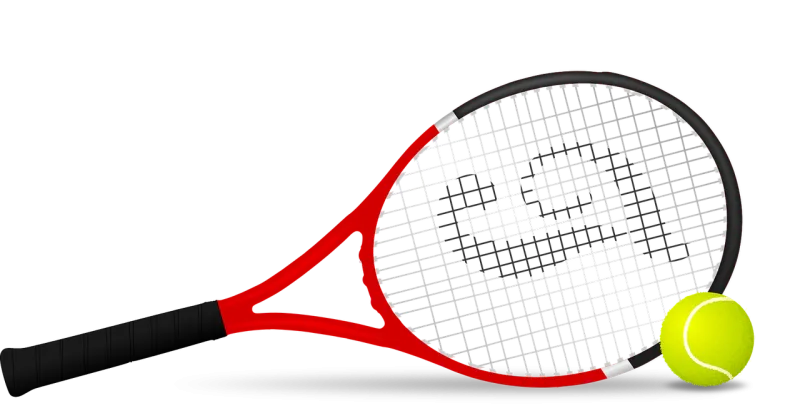 Tennis racket Tennis Tennis ball Stickdatei – Sport