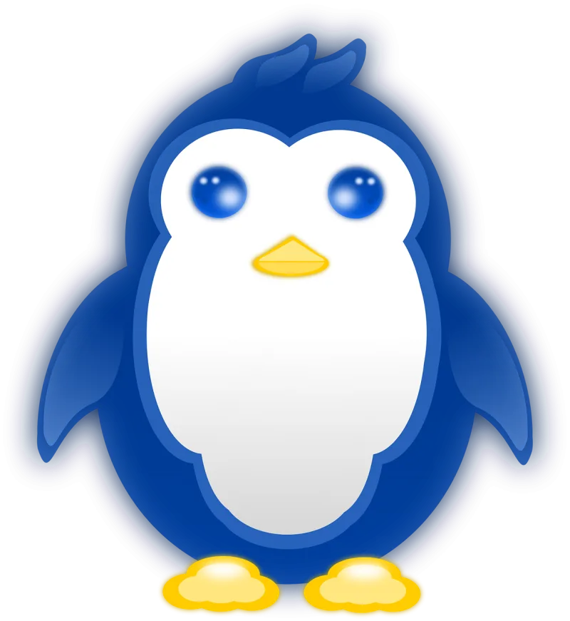 Penguin Baby Blue Stickdatei – Weihnachten