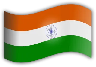 India Flag Tricolor Stickdatei