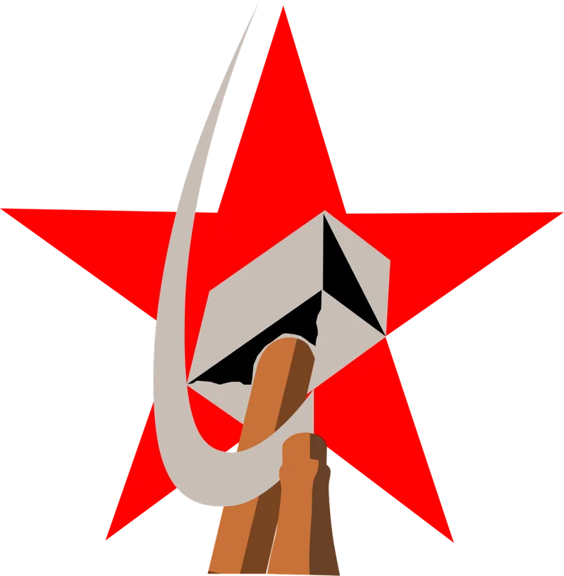 Communism Hammer Sickle Stickdatei – Natur