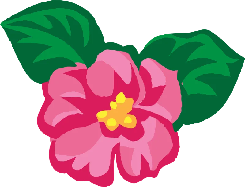 Flower Spring Pink Stickdatei – Blumen