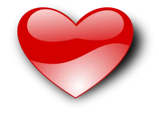 Heart Love Glossy Stickdatei