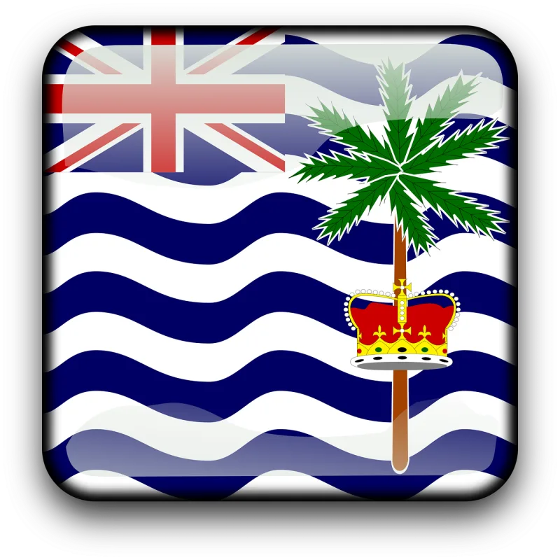 British indian ocean territory Flag Country Stickdatei – Natur