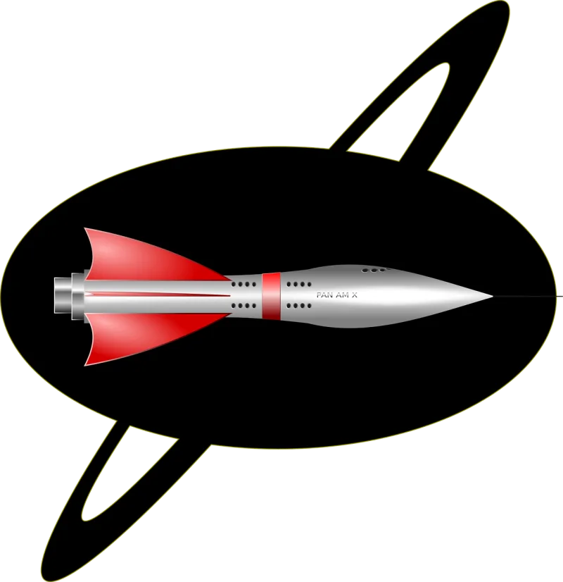 Rocket Space Satellite Stickdatei – Kinder