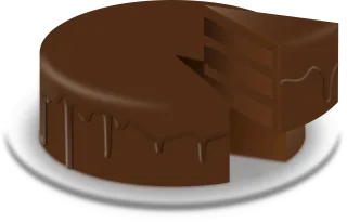 Chocolate cake Cake Baked goods Stickdatei – Essen & Trinken