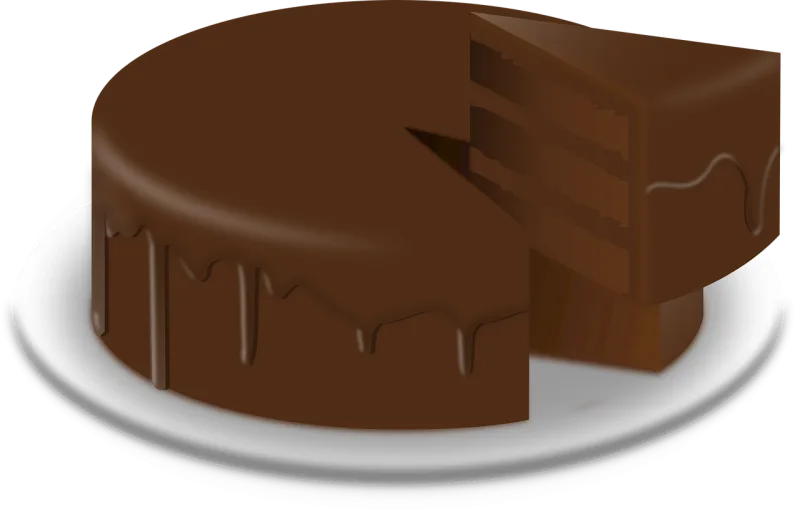Chocolate cake Cake Baked goods Stickdatei – Essen & Trinken