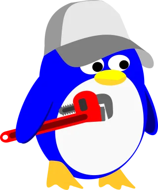 Penguin Linux Plumber Stickdatei