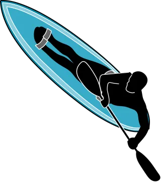 Surf Surfing Man Stickdatei