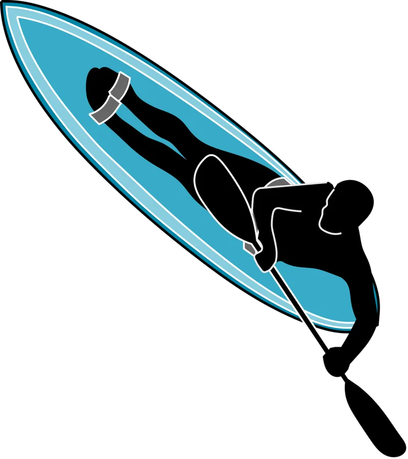 Surf Surfing Man Stickdatei – Sport