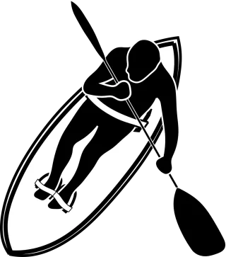 Paddle Surf Surfing Stickdatei