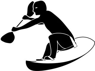 Surf Surfing Man Stickdatei