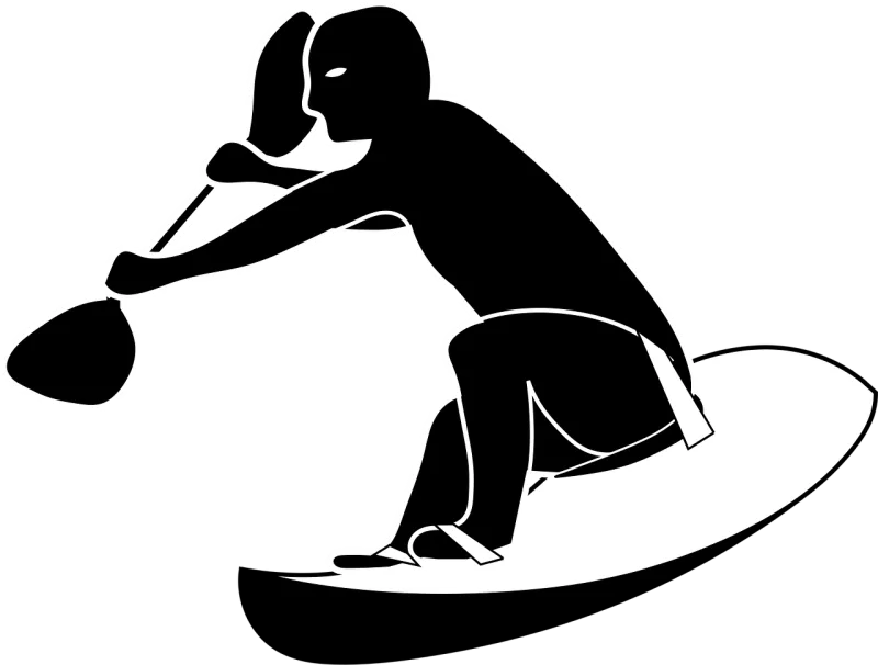 Surf Surfing Man Stickdatei – Sport
