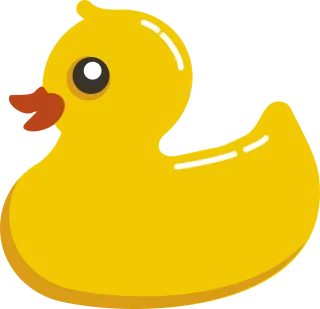 Rubber Duck Squeaky Stickdatei