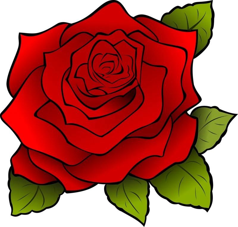 Flower Rose Rose flower Stickdatei – Blumen